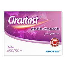 CIRCUTAST TAB. 450/50 MG. CAJA C/FCO. C/20
