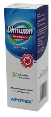 Dimuxon DIMUXON SUSP. P/INHALACION 50 MCG./DOSIS C/18 ML. C/140 DOSIS – CostoFarma