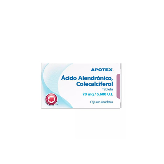 ACIDO ALEN/COLECAL 4 TAB 70 MG/5600 UI