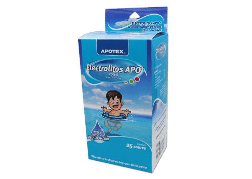 ELECTROLITOS APO PVO. CAJA C/25 SOBRES C/27.9 G.