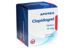CLOPIDOGREL TAB. 75 MG CAJA C/28