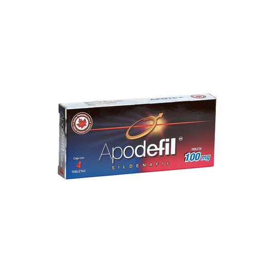 APODEFIL TAB. 100 MG. CAJA C/4