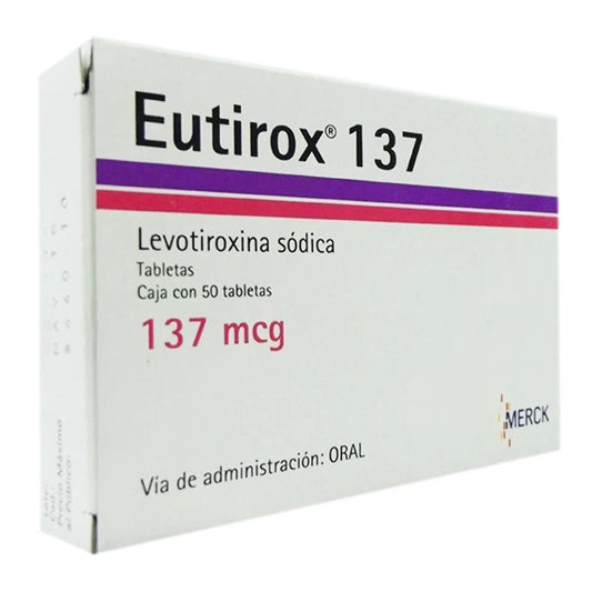 EUTIROX 137MCG TAB C50