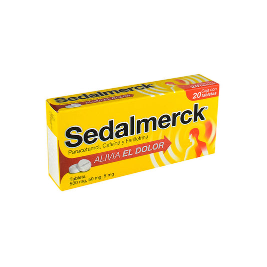 SEDALMERCK 500MG TAB C20