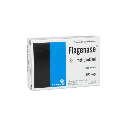 FLAGENASE TAB. 250 MG. CAJA C/20