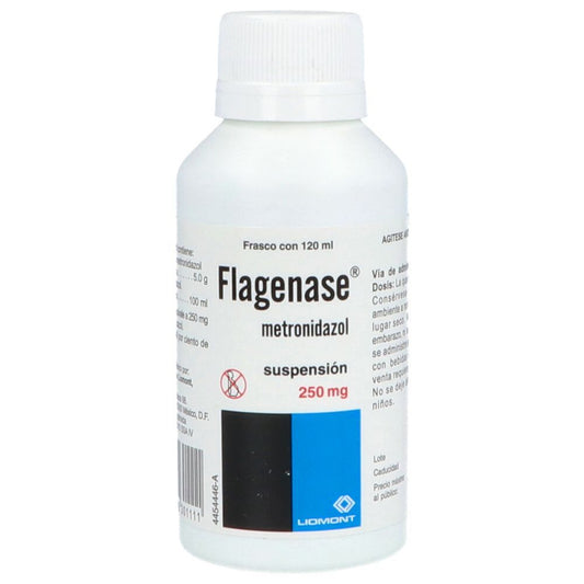 FLAGENASE SUSP. 250 MG. CAJA C/FCO. C/120 ML.