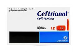 CEFTRIANOL INY 1 G I.V. CAJA CFCO AMP CPVO Y AMP C10 ML