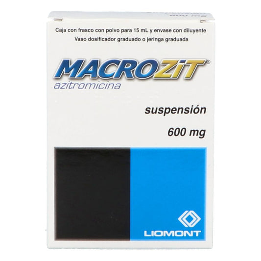 MACROZIT 600MG SUSP 15ML