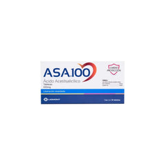 ASA 100MG 30 TAB