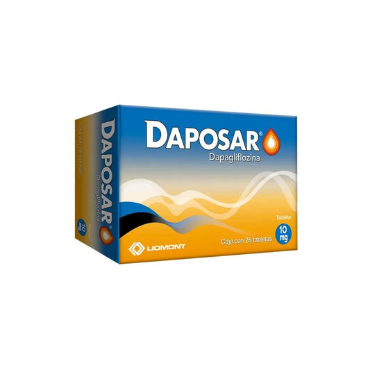 DAPOSAR 10 MG CAJA CON 28 TABLETAS