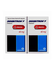 INHIBITRON F 40MG C/2FCO 15CAP C/U