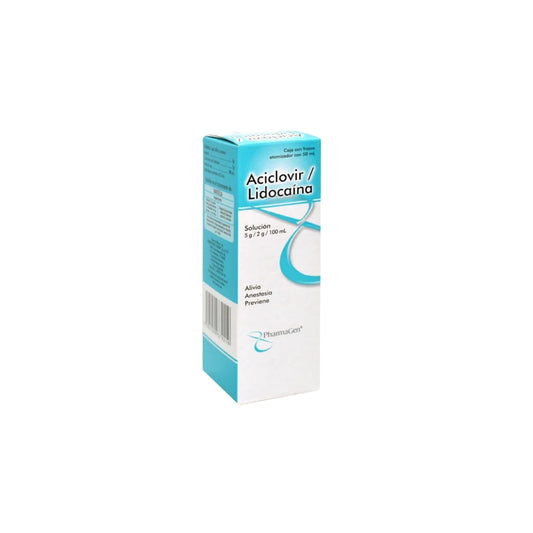ACICLOVIR LIDOCAINA SOL. FCO. ATOMIZADOR C/50 ML.