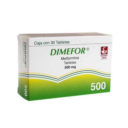 DIMEFOR 500 MG 30 TAB