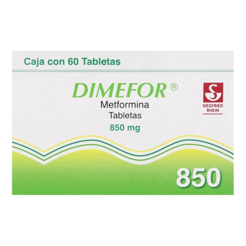 DIMEFOR 850MG TAB C60