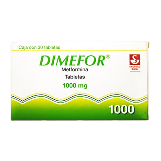 DIMEFOR XR LP 1000 MG 30 TAB