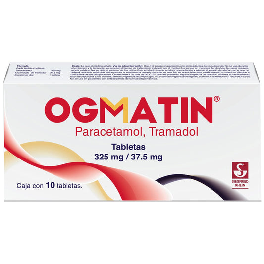 OGMATIN 325/37.5MG - TAB 10