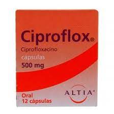 CIPROFLOX 500 MG 12 CAPS