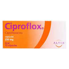 CIPROFLOX 250MG 12 CAPS