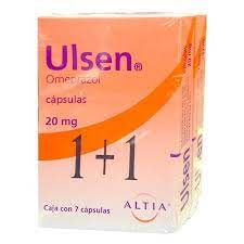 ULSEN 20 MG 7 CAPS OFTA 1+1