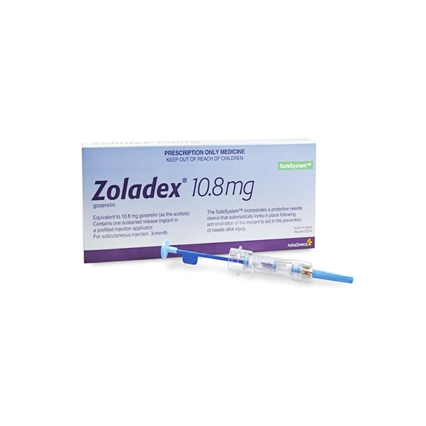 ZOLADEX 10.8 MG 1 IMPLANTE JERINGA PRELLENADA