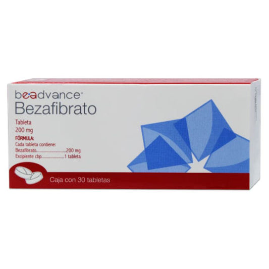 BEZAFIBRATO 30 TAB 200 MG