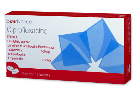 CIPROFLOXACINO 8 TAB 250 MG