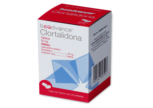 CLORTALIDONA 20 TAB 50MG