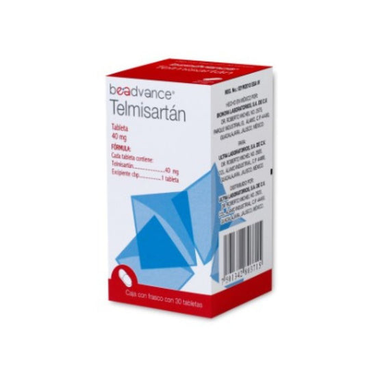 TELMISARTAN 30 TAB 40MG