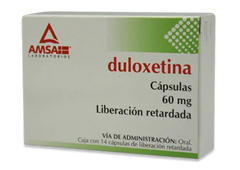 DULOXETINA CAPSULAS 60 MG CAJA C14 LIBERACIÓN RETARDADA