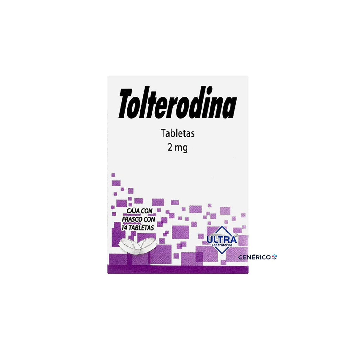 TOLTERODINA TAB 2 MG CAJA C14