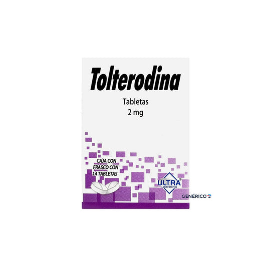 TOLTERODINA TAB 2 MG CAJA C14