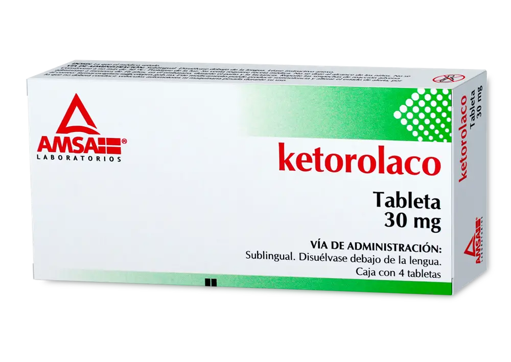 KETOROLACO SL 4 TAB 30 MG
