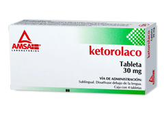 KETOROLACO SL 4 TAB 30 MG