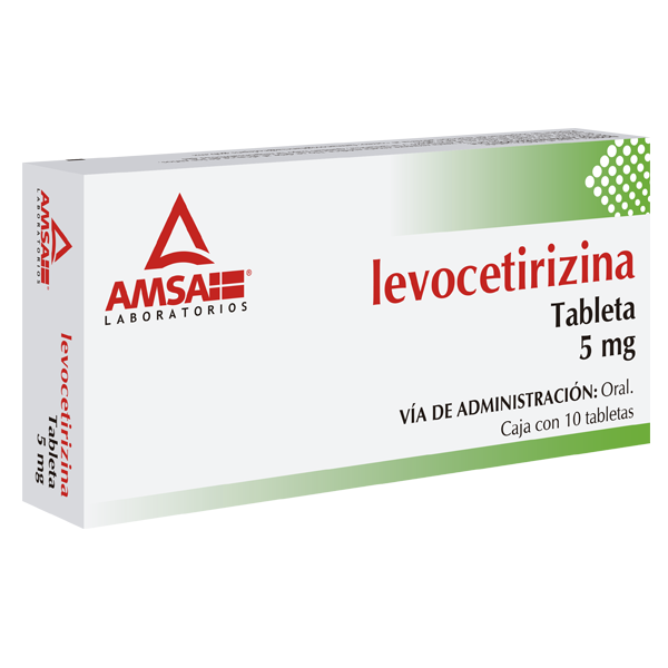 LEVOCETIRIZINA TAB. 5 MG. CAJA C/10