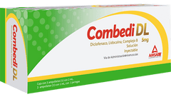 COMBEDI DL (DICLOFENACO/LIDOCAINA/COMPLEJO B) SOL C/3 AMP