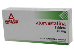 ATORVASTATINA 10 TAB 40 MG