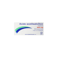 ACIDO ACETILSALICILICO TAB. EFERV. 300 MG. C/20