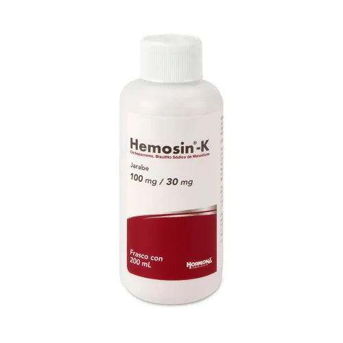 HEMOSIN-K 100/30 MG 200 ML JBE