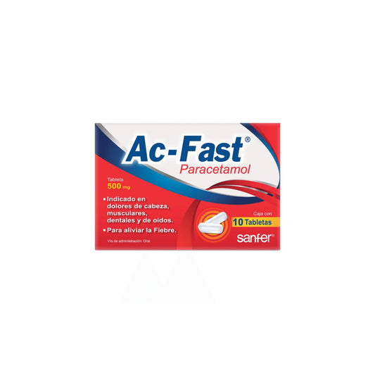 AC FAST TAB. 500 MG. CAJA C/10