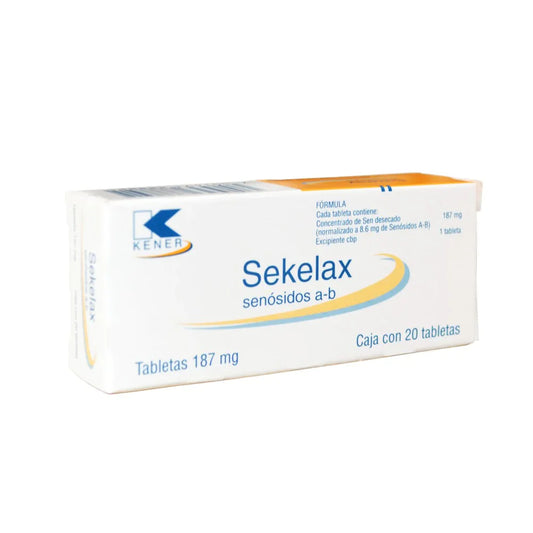 SENOSIDOSABTAB.187MG.CAJAC/20(SEKELAX)