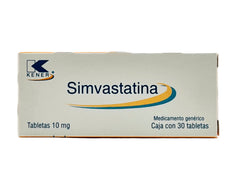 SIMVASTATINATAB.10MG.C/30(XANTEROK)
