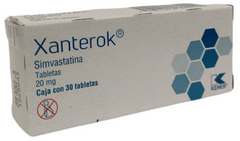 XANTEROK TAB. 20 MG. CAJA C/30
