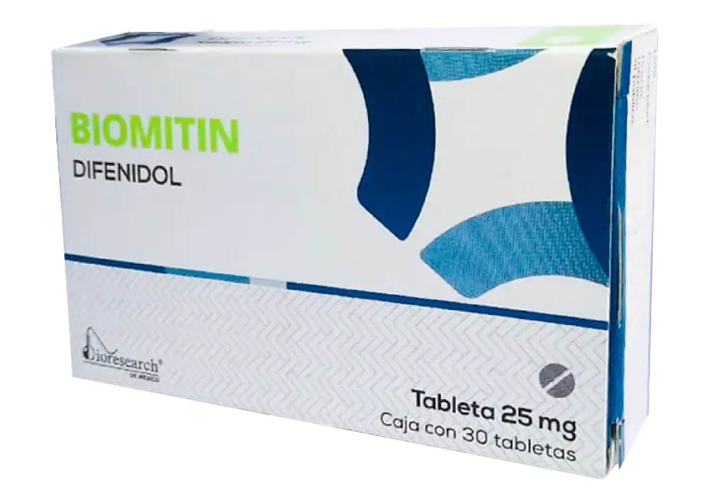 BIOMITIN TAB. 25 MG. CAJA C/30
