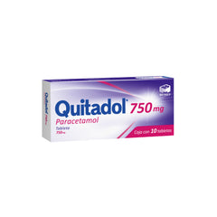 QUITADOL TAB. 750 MG. CAJA C/10