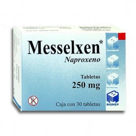 MESSELXEN TAB. 250 MG. CAJA C/30