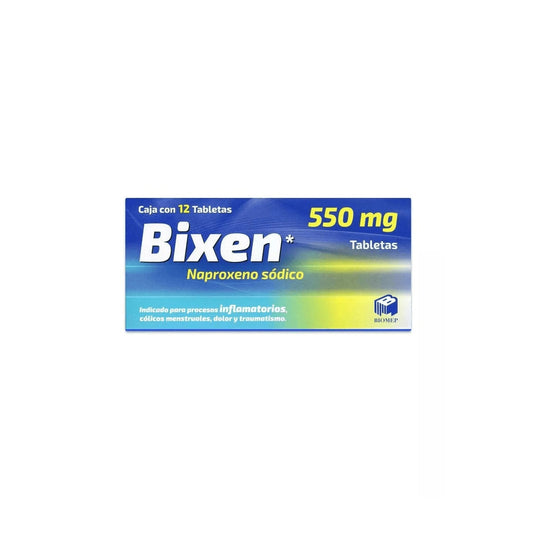 BIXEN TAB. 550 MG. CAJA C/12