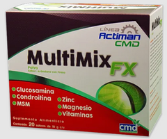 MULTIMIX FX PVO. CAJA C/20 SOBRES DE 10 G. C/U SABOR ARANDANO/FRESA