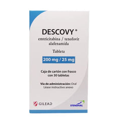 DESCOVY 200/25 MG FCO 30 TAB