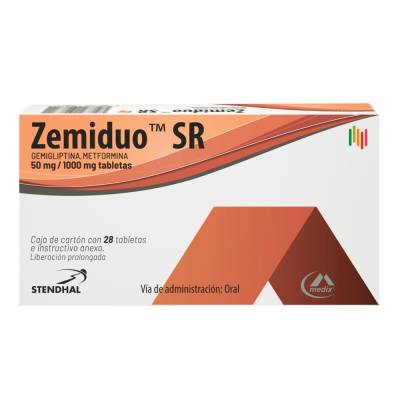 ZEMIDUO SR 50/1000MG - TAB 28