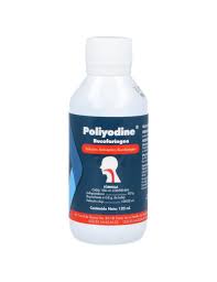 POLIYODINE BUCOFARINGEO 1 SOL 8% 120 ML